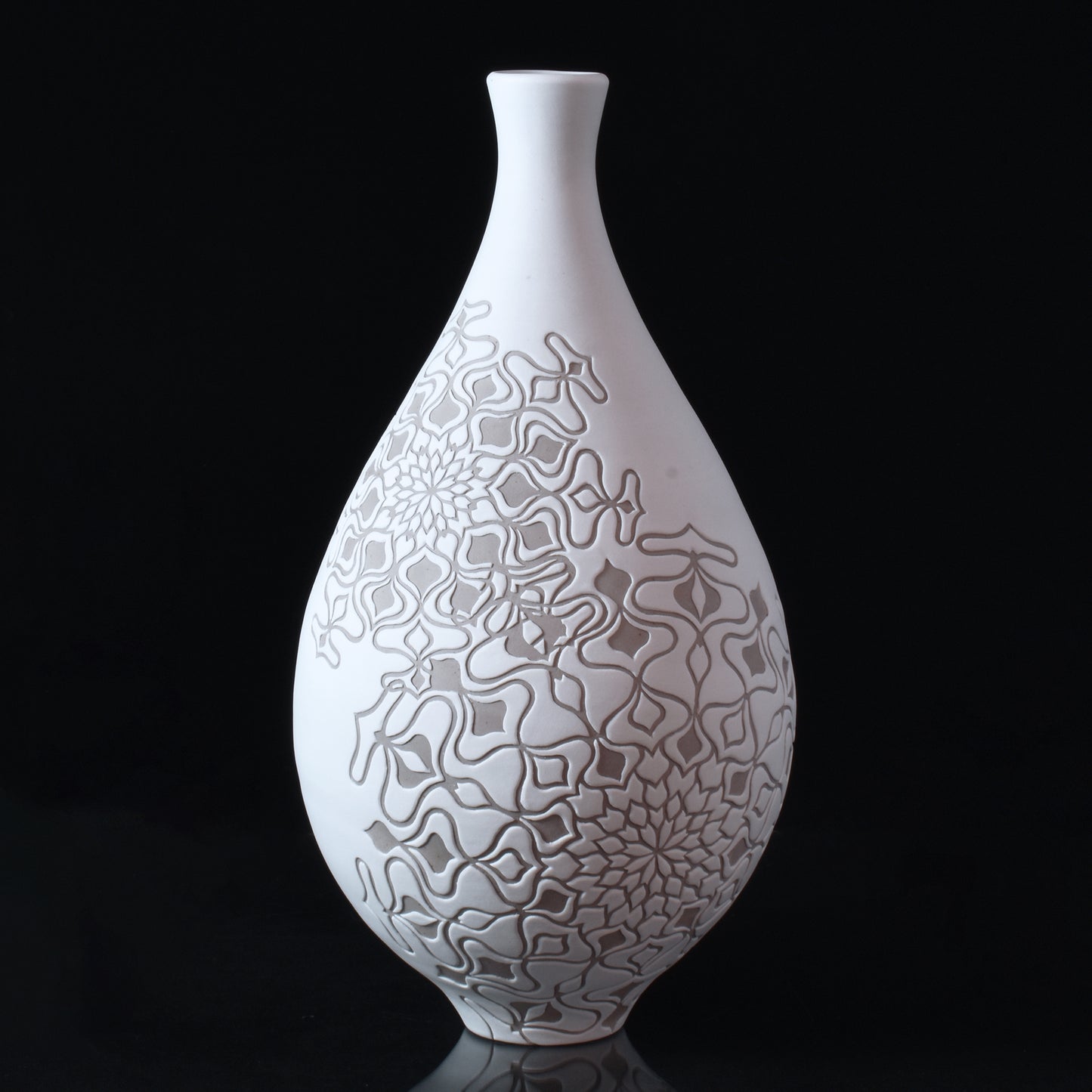 Vase #108 (Matte White)