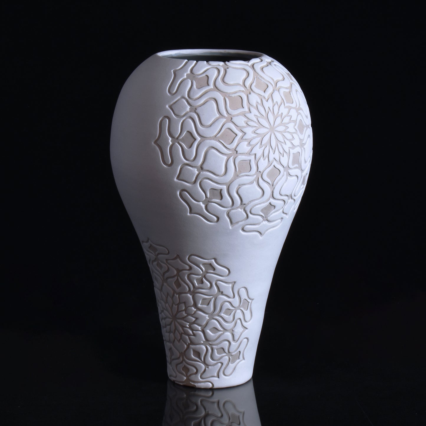 Vase #85 (Matte White)