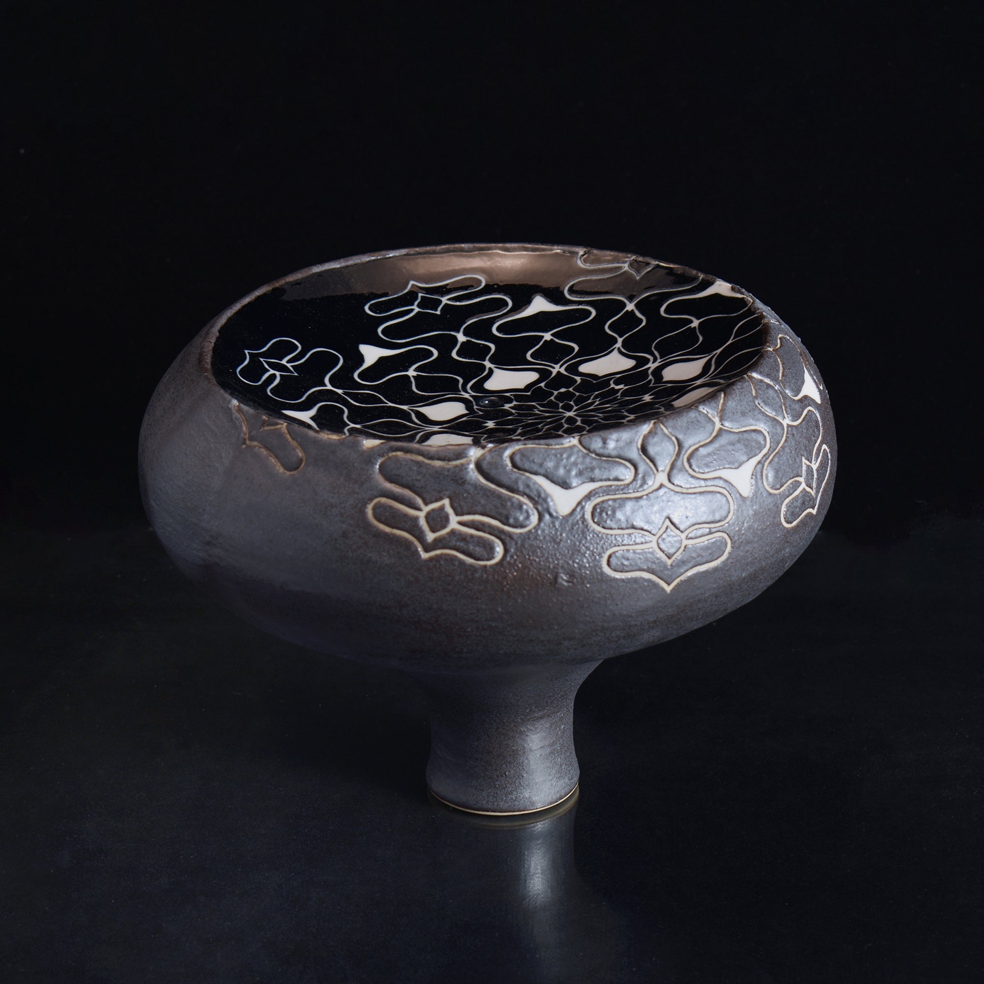 Tall-Foot Bowl Vase